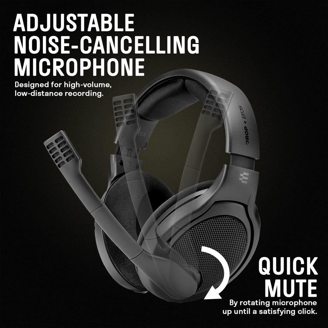 DROP + EPOS PC38X Auriculares para juegos con micrófono con cancela...
