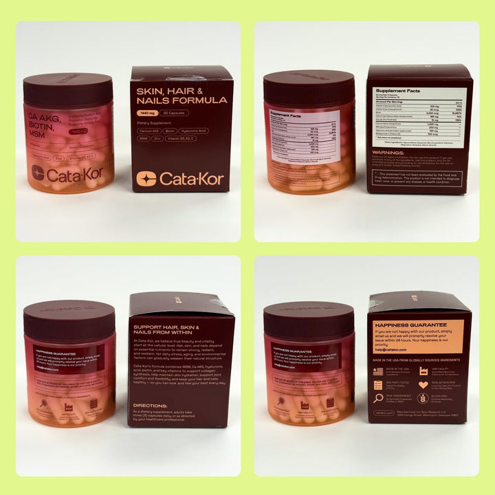 Cata-Kor Vitaminas para el cabello, la piel y las uñas para mujeres...