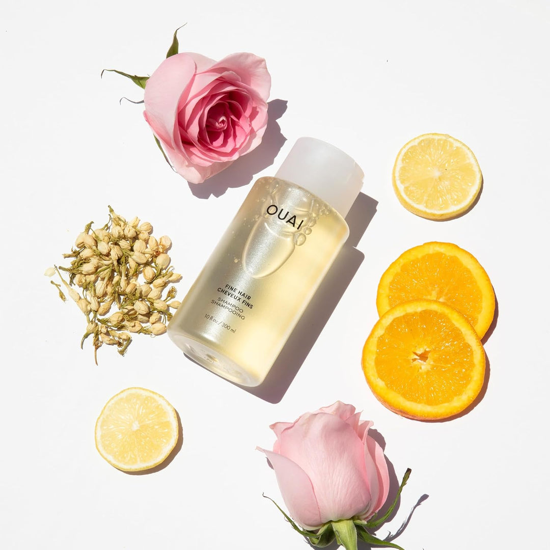 OUAI Champú para Cabello Fino Tamaño de Viaje - Champú Voluminizado...