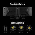 ASUS TUF Gaming Series 5 Monitor 1080P de 27" (VG279QML5A) - Fa...