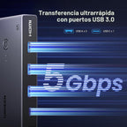 UGREEN Conmutador KVM USB-C 2 monitores 2 portátiles, 4K @60Hz