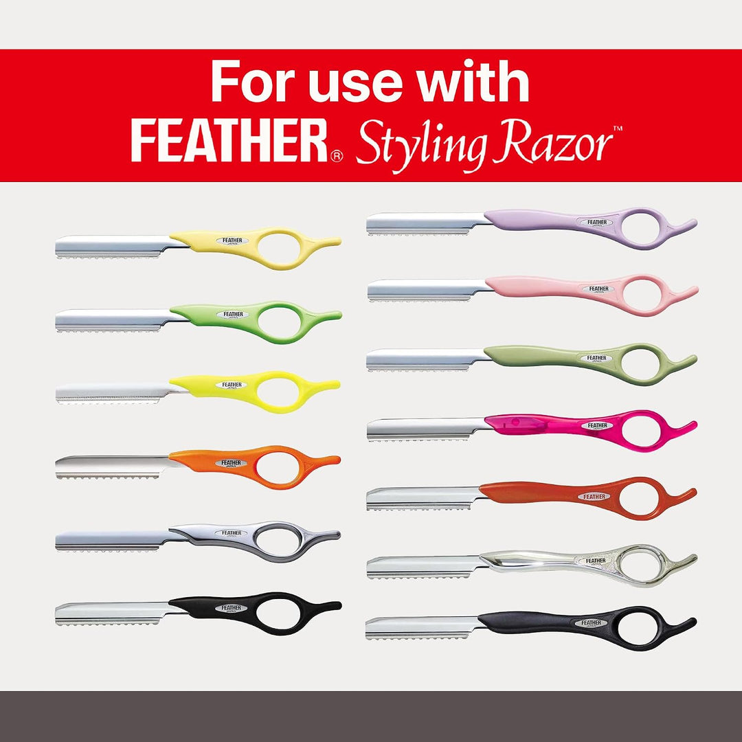 Feather Bonus Value Pack, Cuchillas estándar para maquinilla de afe...
