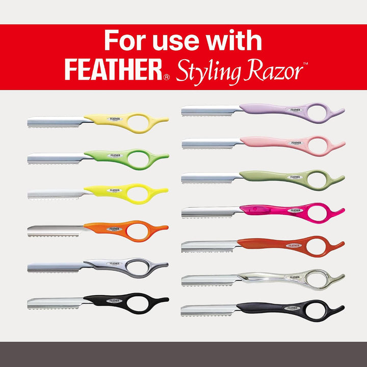 Feather Bonus Value Pack, Cuchillas estándar para maquinilla de afe...