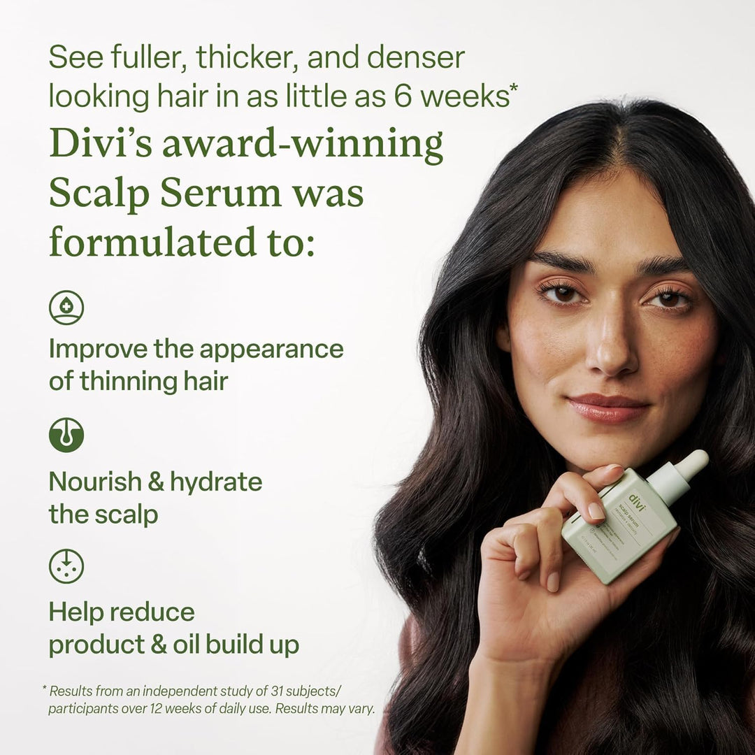 Divi Scalp Serum for Thinning Hair Clinically Tested, Non-Greasy Fo...