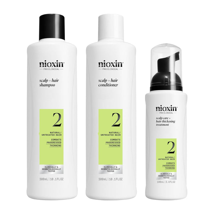 Nioxin Kits de sistema, limpia, acondiciona, hidrata el cuero cabel...