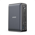 Estación de acoplamiento para laptop Anker, estación de acoplamiento USB-C de 13 en 1, triple pantalla con 2xHDMI y 1xDP, 10 Gbps USB-C y 5 Gbps USB-A, datos, Ethernet, audio, SD, carga de 85W para