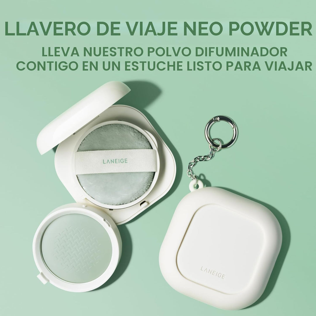 LANEIGE Neo Difuminador Polvo: Compacto de Control de Aceite Corean...
