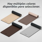 Esterilla de Yoga Gruesa (8mm) Esterilla de Ejercicio Antideslizante Antidesgarro, Esterilla Pilates para Hombres y Mujeres, Esterillas para Entrenamiento en Casa, Ejercicios Descalzos y en Suelo, con Correa de Transporte (71" x 24")