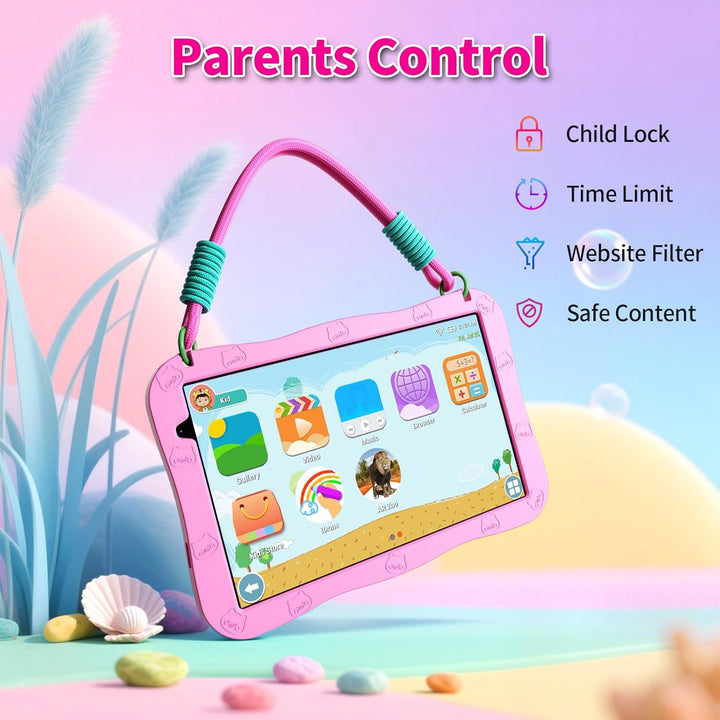 VOLENTEX Tablet infantil de 10 pulgadas con funda con cordón, table...