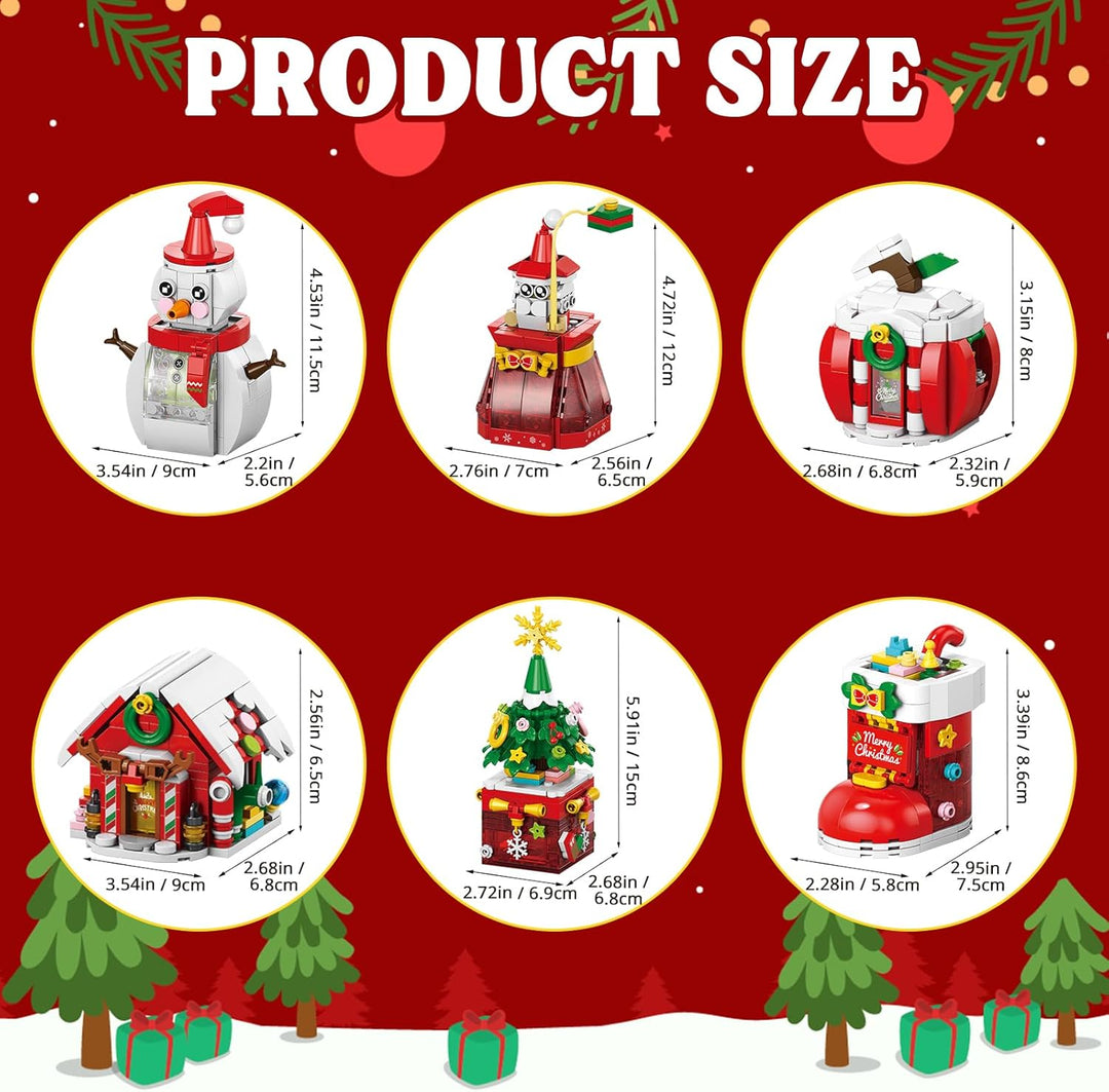 Juegos de bloques de construcción de Navidad árbol de