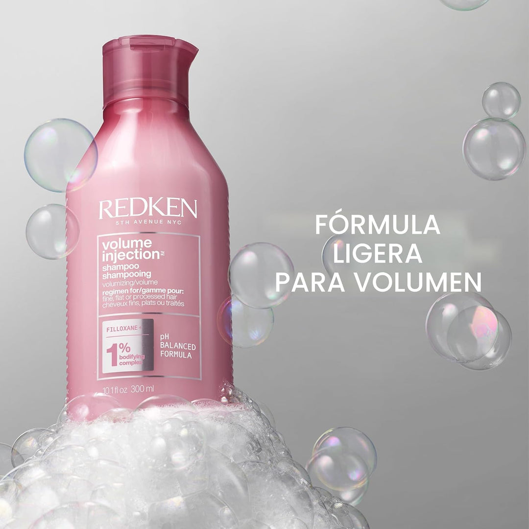 Redken Champú de inyección de volumen para cabello fino \u2013 Añad...