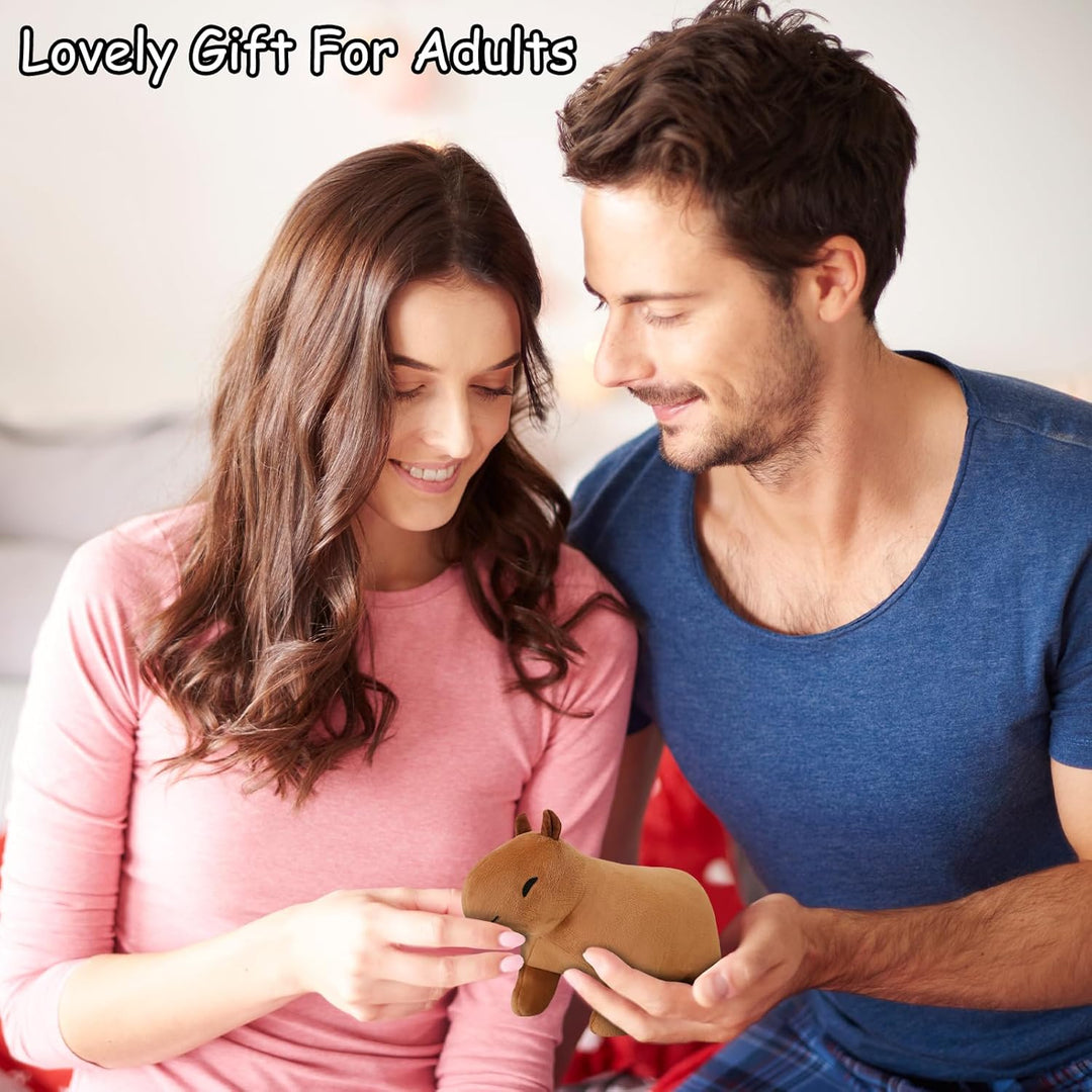 SQEQE Capybara - Peluche de mamá con 4 lindos animales de peluche C...