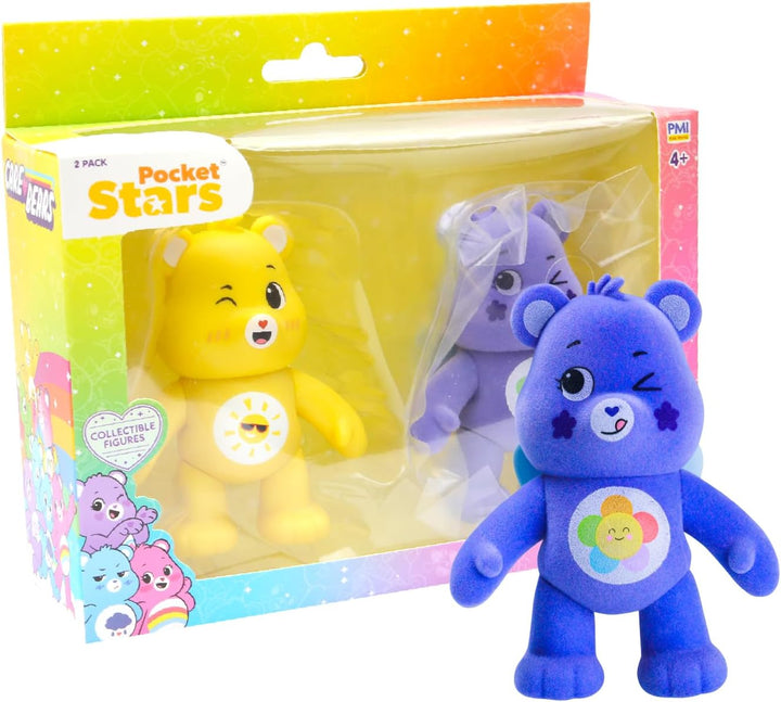 Care Bears - Figuras de acción articuladas, paquete de 2, figuras d...