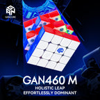GAN 460 M V2 4x4 Cubo Magnético de Velocidad para Speedcubers, Recubrimiento UV