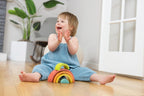 Lovevery, Apilador de arco iris, bebé Montessori, perfecto para tu bebé a partir de los 20 meses
