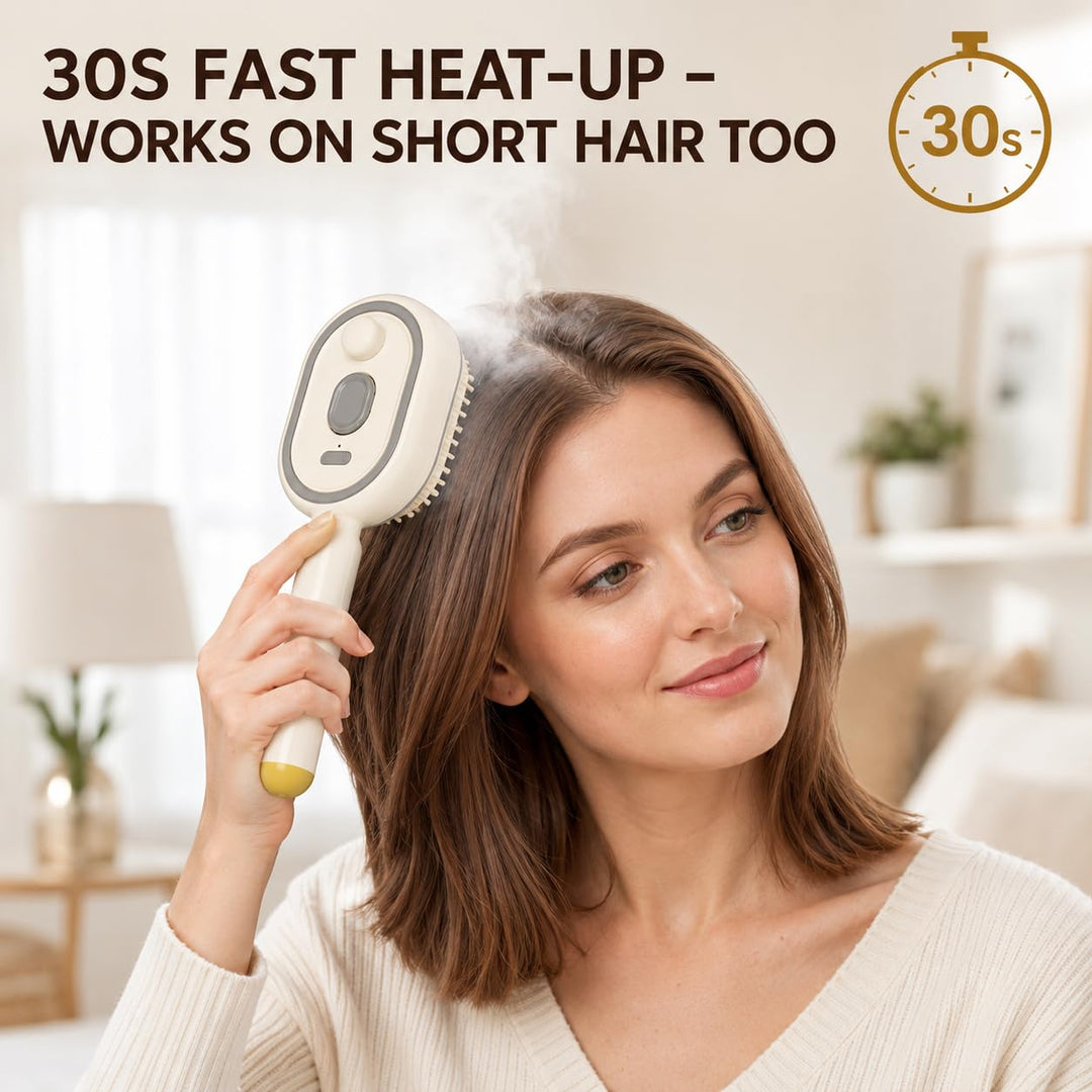 Cepillo de vapor para el cabello, cepillo eléctrico 2026, cepillo a...