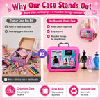 AGENTLAN - Kits de diseño de moda para niñas, más de 900 piezas