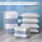 Paquete de 6 bolsas de almacenamiento al vacío en cubo, combo de 2
