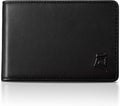 Kings Loot Cartera para hombre, bloqueo RFID, bolsillo para efectivo, negro