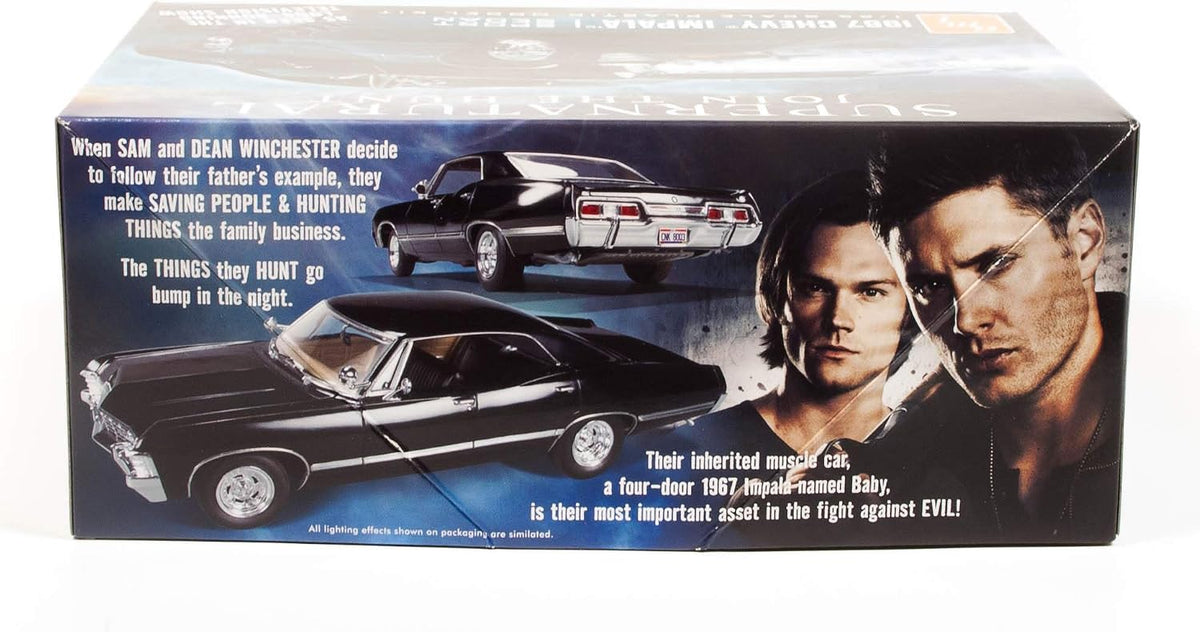 AMT - Kit de modelo del 1967 Chevy Impala de 4 puertas Supernatural, escala 1:25