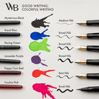 Wordsworth & Black Juego de pluma estilográfica para principiantes, kit de