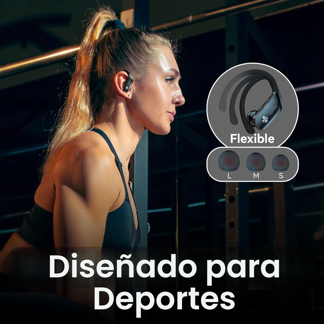 Auriculares inalámbricos bmani, auriculares Bluetooth con 80 horas...