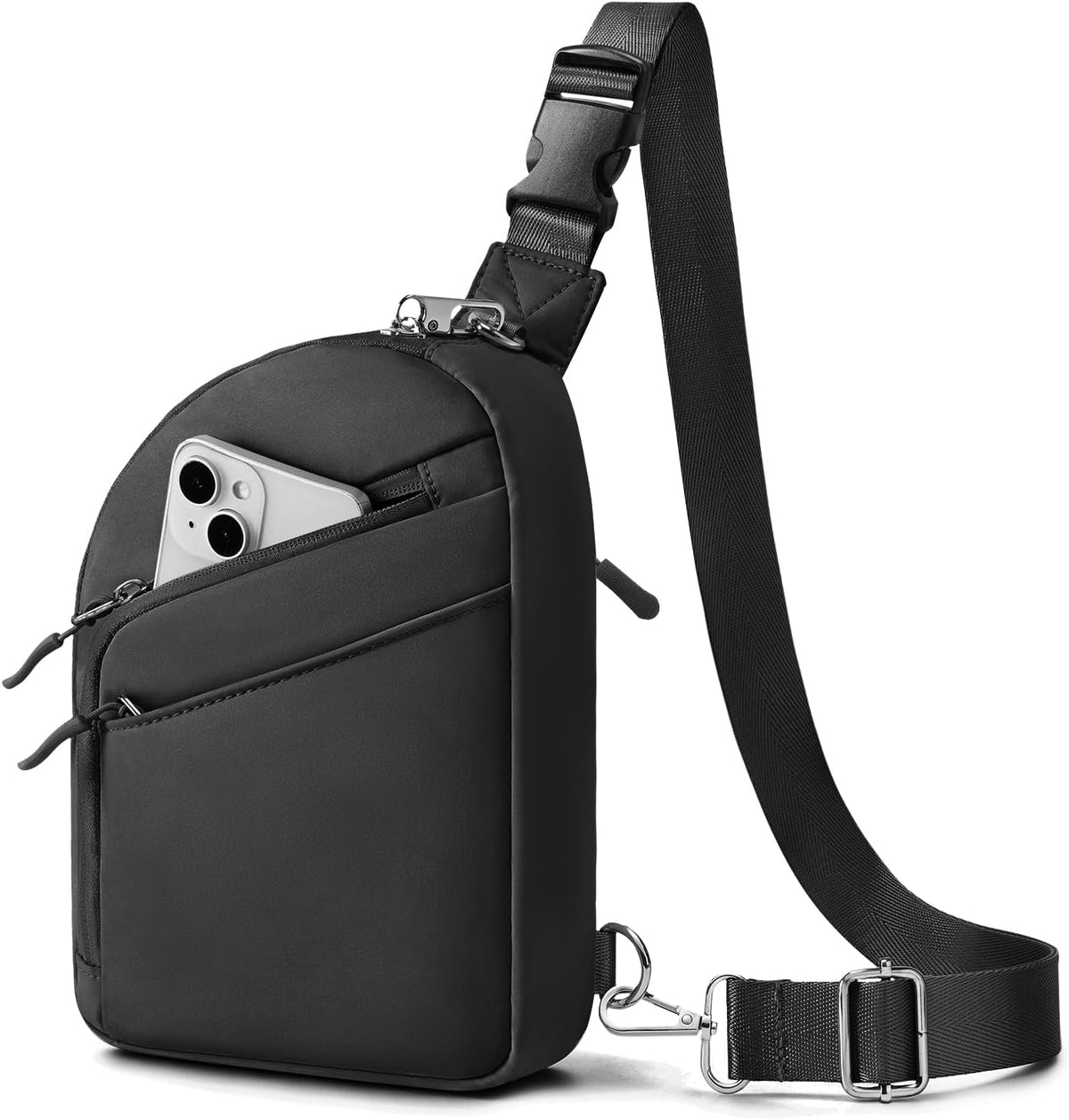 Bolsos de hombro antirrobo para mujeres y hombres, pequeño bolso cruzado de bandolera para viajes, cartera de hombro con bloqueo RFID