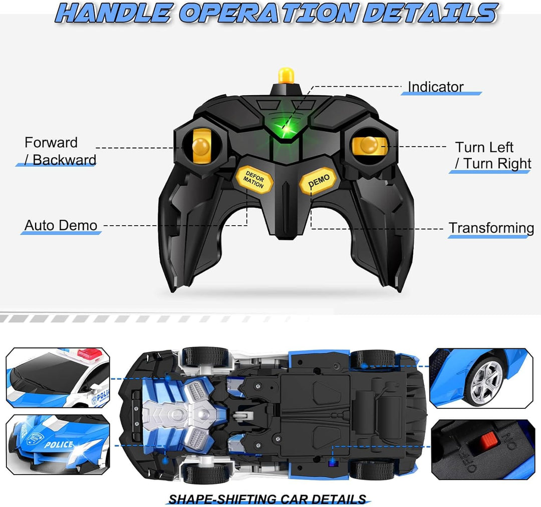 Britik Auto a control remoto transformable - Coches RC, transformac...