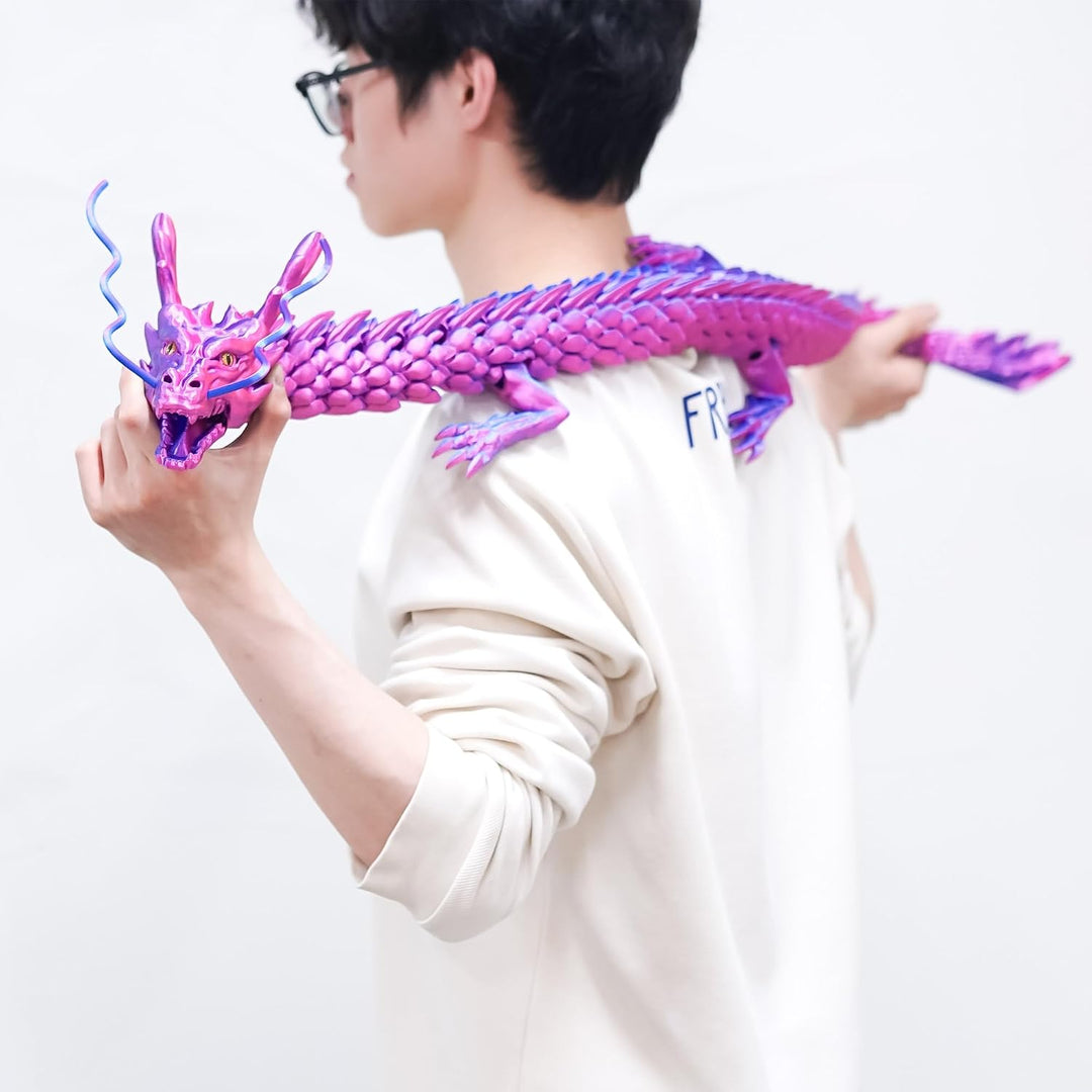 Modelos de dragón impresos en 3D súper grandes de 47.3 pulgadas, fi...
