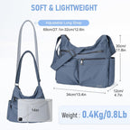 VASCHY Bolso bandolera cruzado para hombre y mujer con bloqueo RFID