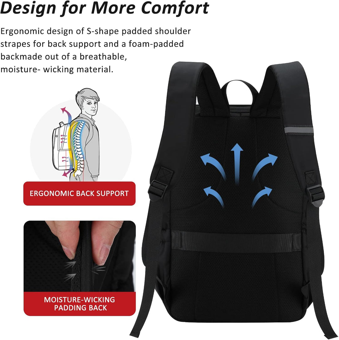 MAXTOP Mochila de viaje para computadora portátil, mochilas de nego...