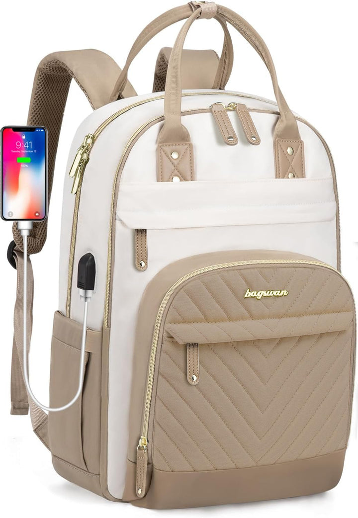 Mochila para Mujeres Bolsa para Laptop: Mochilas de Viaje de Trabaj...