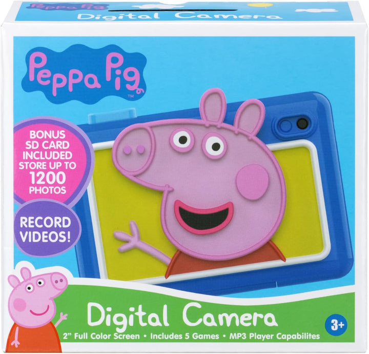 ekids Peppa Pig - Cámara para niños con tarjeta SD, cámara digital...