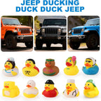Arttyma Patos de Goma a Granel, Surtido de Patitos para Flotar en Jeeps, Juguetes de Baño de Patos para Favores de Fiesta (Paquete de 100)