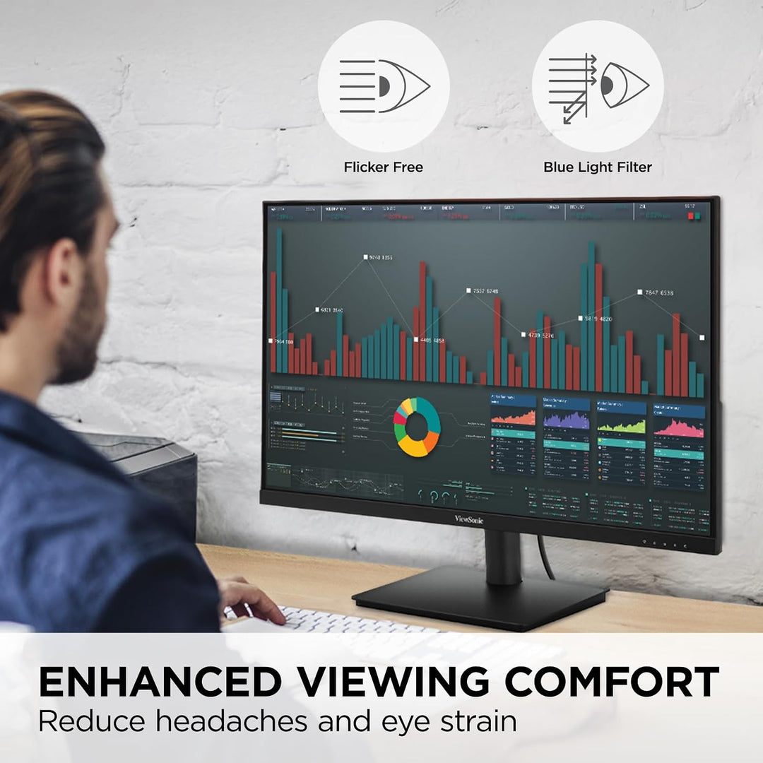ViewSonic VS2747-H Monitor IPS de 27 pulgadas 1080p con 100Hz, frec...