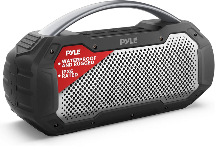 Pyle Altavoz Bluetooth portátil, IPX6 impermeable altavoz inalámbri...