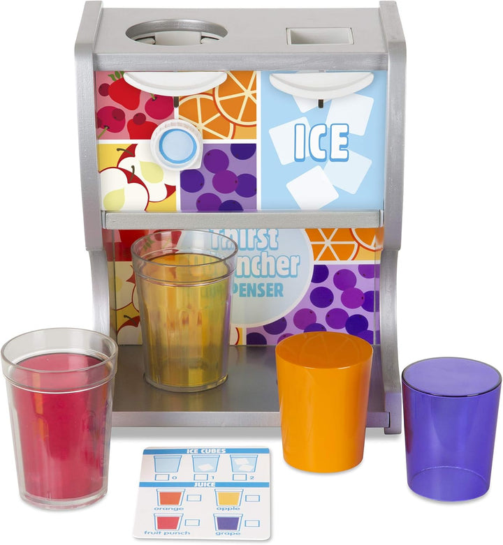 Melissa &amp; Doug Tip &amp; Sip - Botellas de jugo de juguete y ta...
