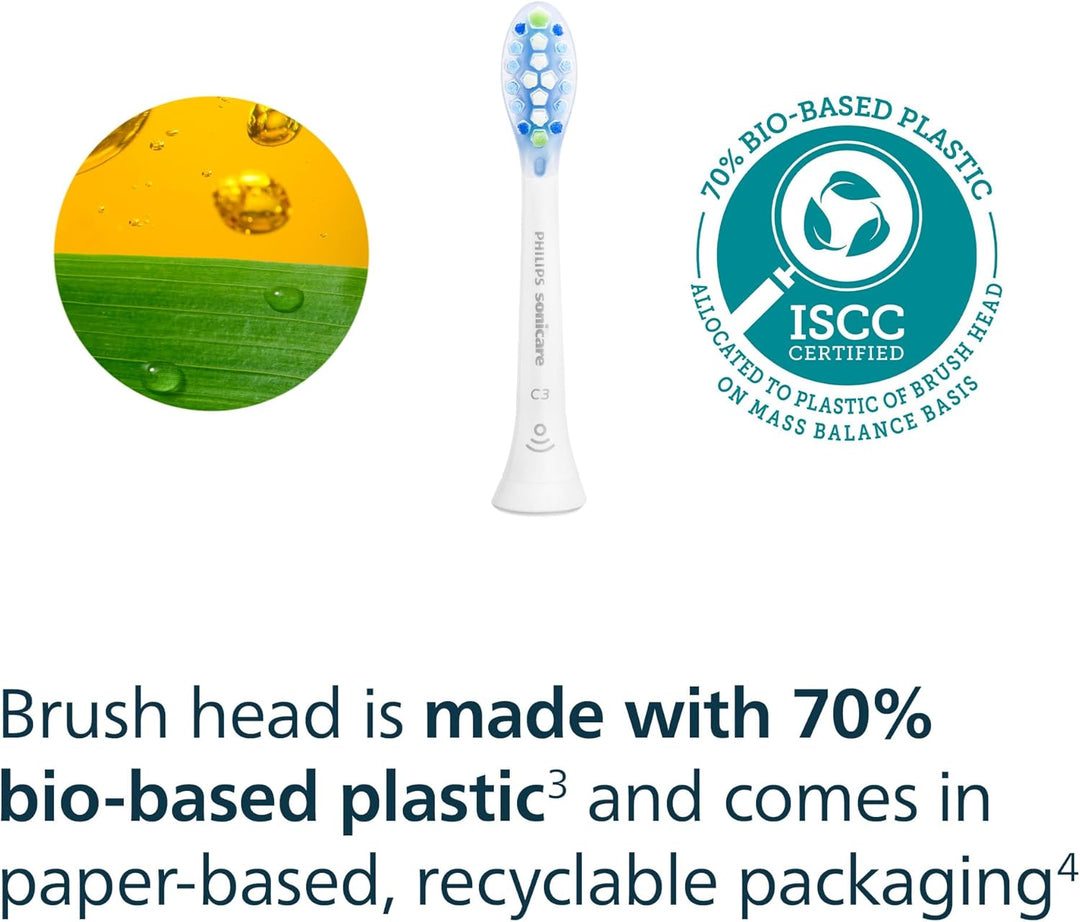 Philips Sonicare C3 Two-in-One - Cabezales de cepillo de dientes el...