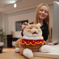 Chongker Animal de peluche interactivo de gato robot de 24.8 pulgadas para