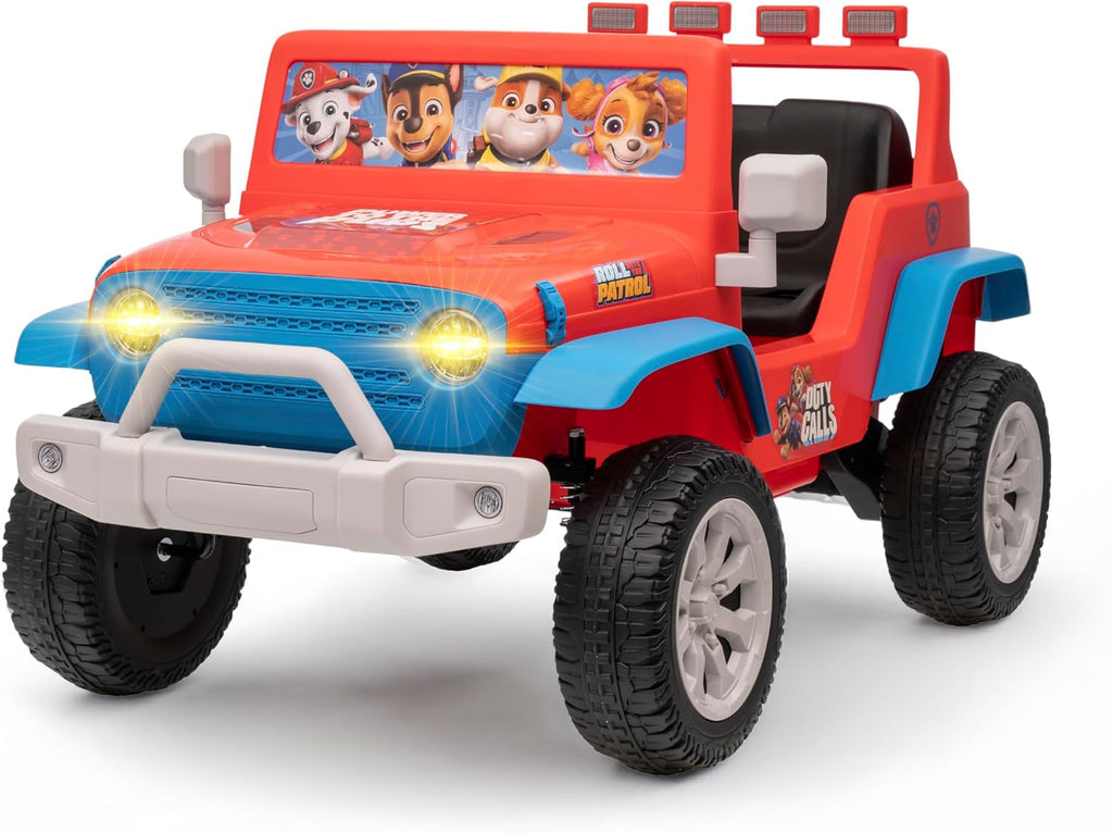Paw Patrol - Jeep de paseo infantil de 12 V con batería recargable