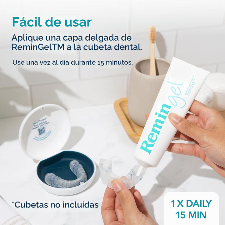 ReminGel Gel de Remineralización Dental Hidroxiapatita - Fortalece...