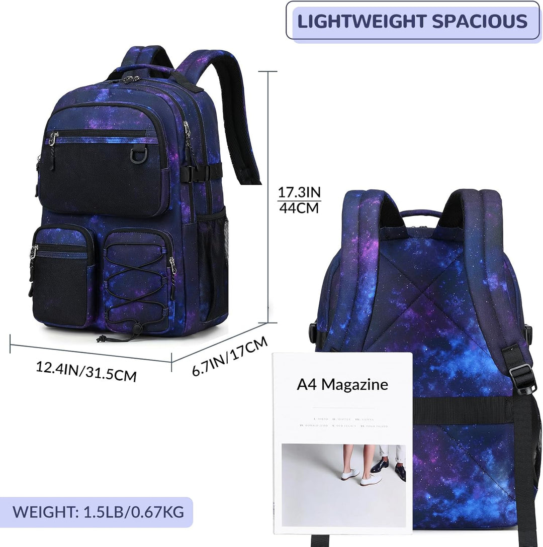 Mochila Lohol de Bolsillos Múltiples para Viajes y Universidad, Moc...
