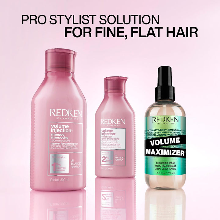 Redken Champú de inyección de volumen para cabello fino \u2013 Añad...