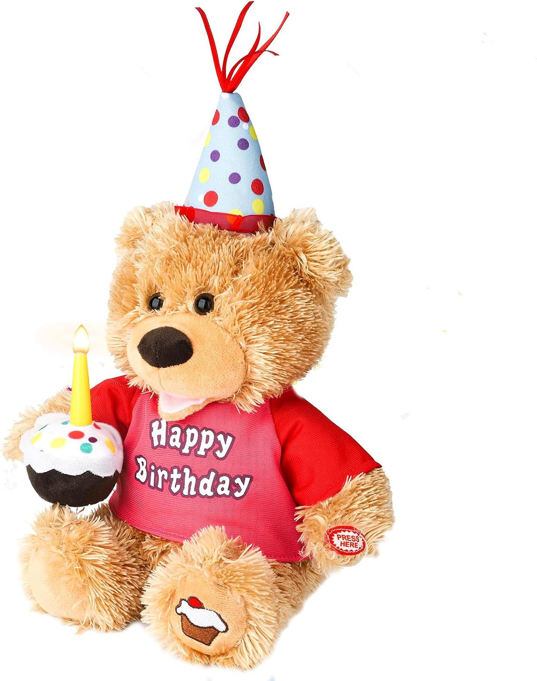Humor Ted Oso de peluche interactivo bailando y cantando feliz cump...