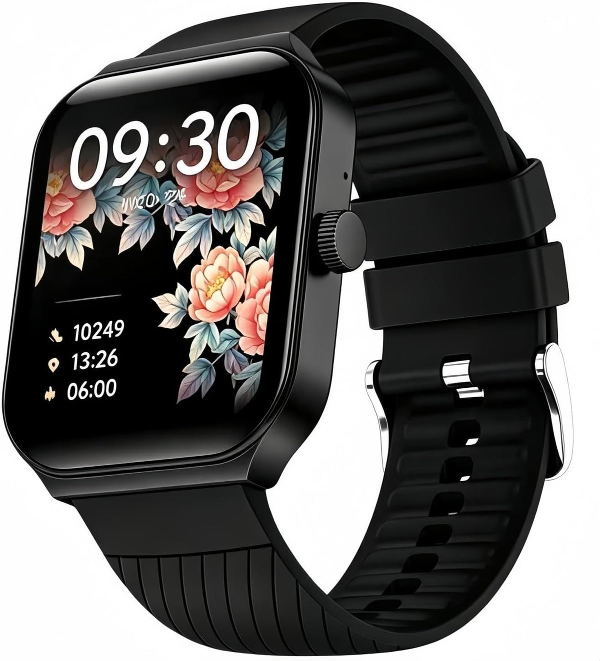 Reloj inteligente rastreador de fitness para mujeres y hombres, monitor de actividad de salud 24/7, frecuencia cardíaca, monitor de sueño, contador de pasos de calorías, pantalla curva HD de 2.01
