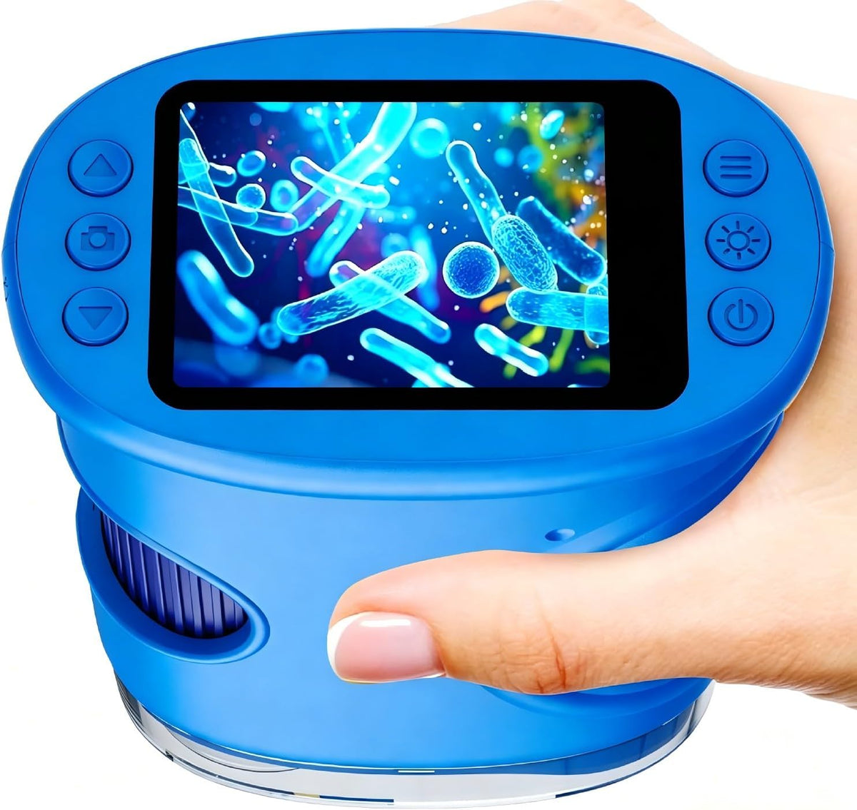 Microscopio portátil digital 1000X para niños, juguetes y regalos