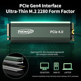 Fikwot FN960 4TB M.2 NVMe SSD PCIe Gen4 x4 2280 Unidad interna de e...