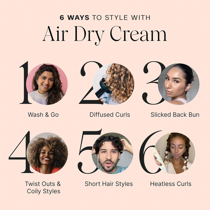 JVN No Heat - Crema completa de secado al aire, 13.5 onzas líquidas...