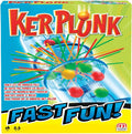 Mattel Games Fast Fun Blokus/Kerplunk, juego para dos jugadores, tiempo de juego aprox. 15 minutos, edad 5+