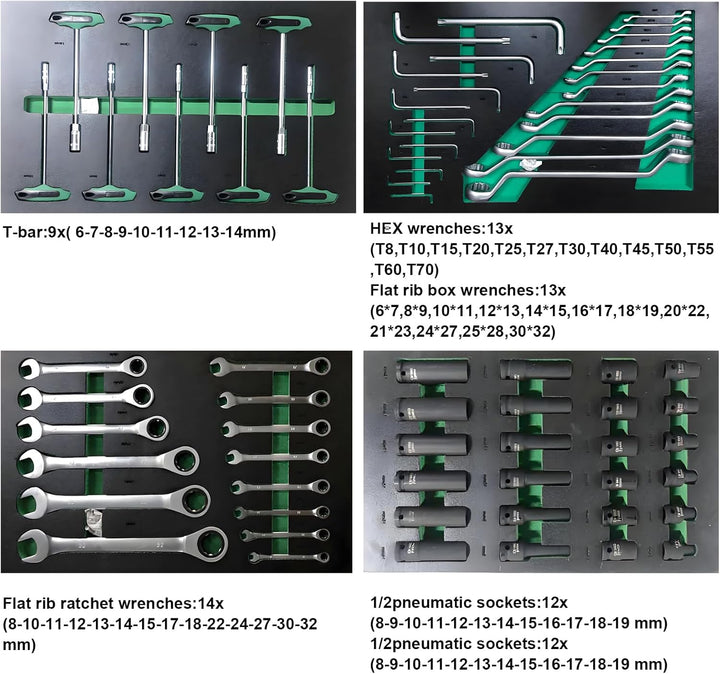 Griplier Juego de herramientas de reparación de automóviles de mecá...